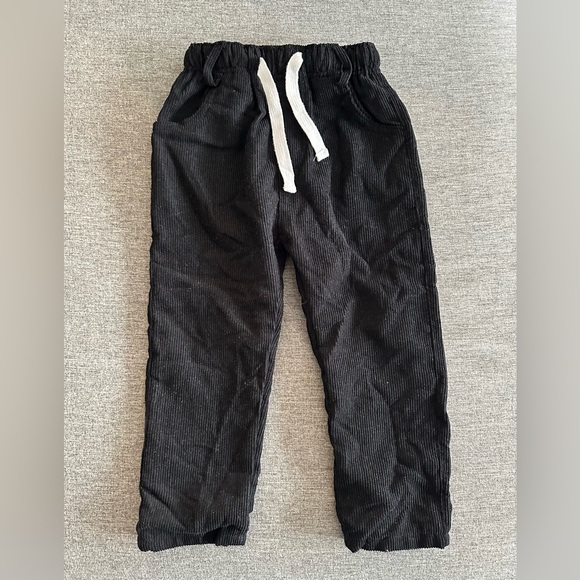 Little Bipsy Corduroy Pants - Black - 3-4T - Like New Condition - Picture 1 of 8